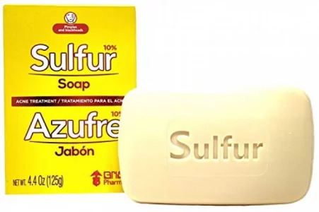 Sulfur Acne Treatment Soap with Lanolin 4.40 Oz Bar