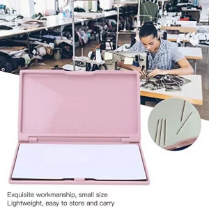 Magnetic Needle Storage Case, Sewing Needle Holder Rectangle Magnetic Needle Keeper Cross Stitch Sewing Knitting Pin Holder Case Organizer Container