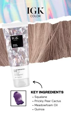 IGK Color Depositing Mask Magic Storm 6oz IGK Color Depositing Mask Magic Storm 6oz