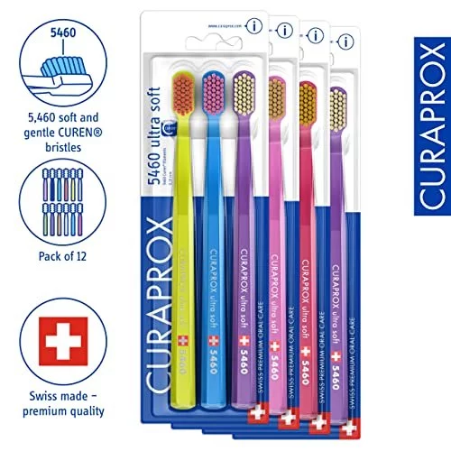 Curaprox CS 5460 Ultra-Soft Toothbrush (12 Pack) - Imported