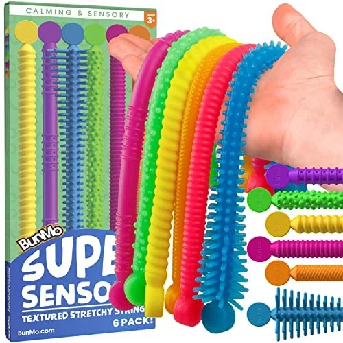 Fidget Autism Sensory Toys For Kids: Squishy Toys Sensory Tube Filled Goo, Glitter, Calming Tools For Autistic Toddlers Children Special Needs, Classroom Prizes, Goodie Bags Stocking Stuffers