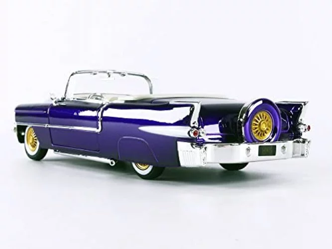 Jada Toys 1956 Cadillac Eldorado W/Elvis Figure Purple - Imported 