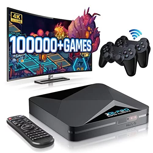 Kinhank Super Console X2 Pro Pre-Installed 100,000+ Classic Games,256G  Retro Gaming Consoles Compatible With 60+ Emulators, S902X2 Chip, Three  System - Imported Products from USA - iBhejo