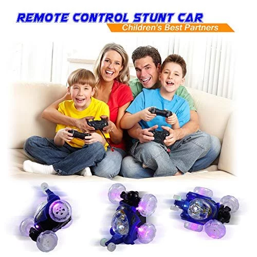 Uttora Remote Control Car For Kids, 2.4Ghz 2 In 1 Rc Stunt Car, Double