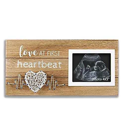 New Mom Gifts Baby Ultrasound Picture Frame Sonogram Keepsake Frame, Pregnancy Gifts For First Time Mom Dad, Pregnancy Announcements