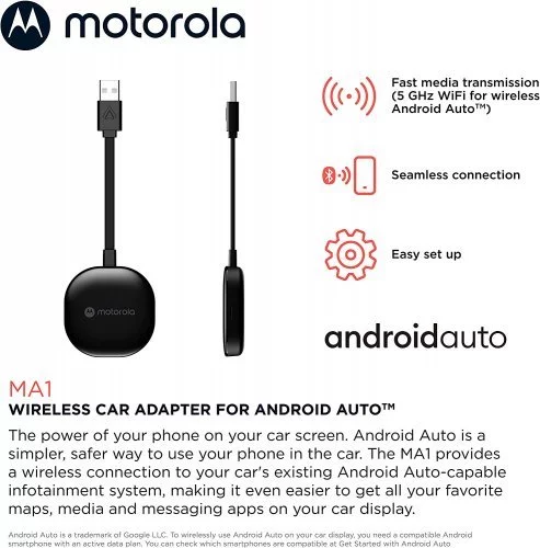 Motorola high quality ma1 wireless android car adapter