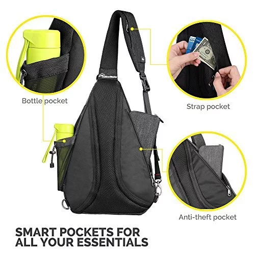 Outdoormaster Sling Bag Crossbody Shoulder Chest Urban Outdoor Travel Backpack For Women Men Imported Products from USA iBhejo