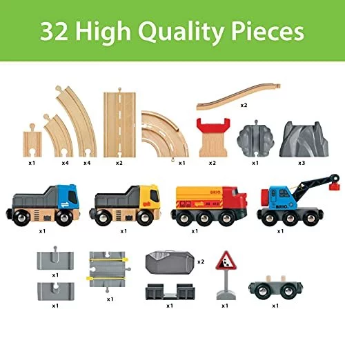 Rail and road loading set brio on sale