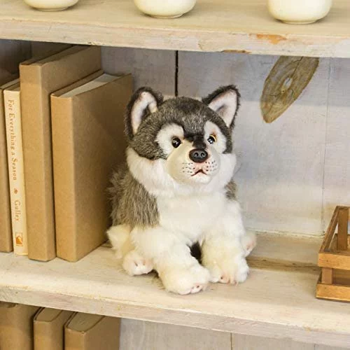 Small wolf stuffed animal on sale