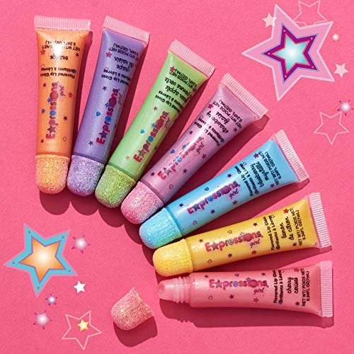 Expressions 7Pc Flavored Moisturizing Shimmer Long Lasting
