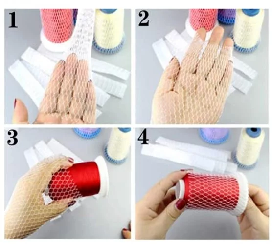 40 Yards Thread Spool Net Sewing Embroidery Thread Net Mesh Spool Saver Forfor Different Sizes Of Embroidery Sewing Quilting And Serger Thread