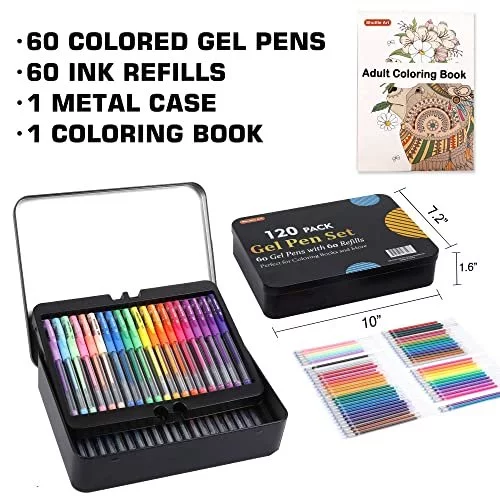 120 Pack outlet Gel Pen Set