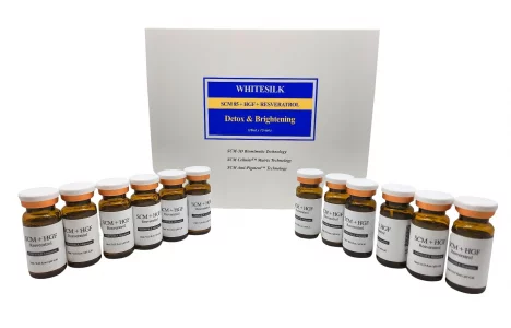 WHITESILK K-Beauty Anti-Aging Repair Ampoule Serum 85 Human Stem Cell 10 PDRN for Visible Results 12 Vials 120ml