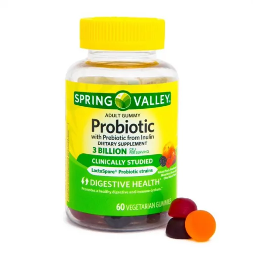 Spring Health Spring Valley Adult Probiotic + Prebiotic Gummies, 60 ...