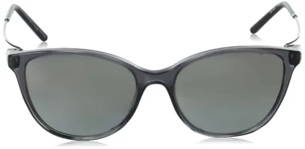 Emporio Armani Womens EA4220 Cat Eye Sunglasses, Black, 54 mm