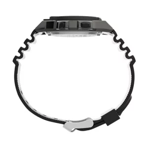 Timex Mens Ironman Classic 42mm Watch - Black Strap Digital Dial Gray Case