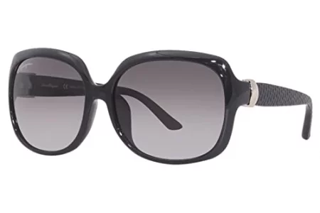 Salvatore Ferragamo Grey Gradient Rectangular Ladies Sunglasses SF739SA 001 59