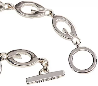 GUESS Basic Silver G Link Bracelet, 7.5