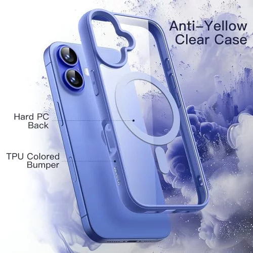 JETech Magnetic Slim Case for iPhone 16e 6.1-Inch 2025