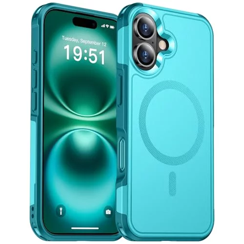 SUPFINE Magnetic for iPhone 16 Plus Case 2024, Compatible with MagSafe16 FT  Military Grade Drop ProtectionDual-