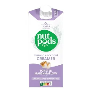 NUTPODS Toasted Marshmallow Unsweetened Dairy Free Creamer, 11.2 FZ