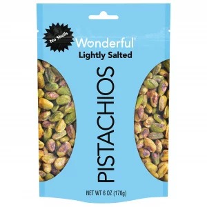 Wonderful Pistachio Lightly Salted Shelled Pistachios 6 OZ