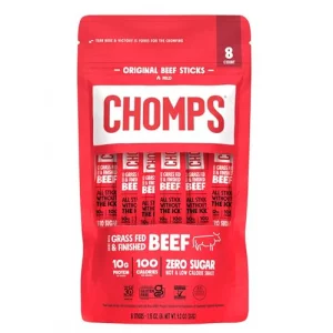 CHOMPS Beef Stick 8PK 9.2 OZ