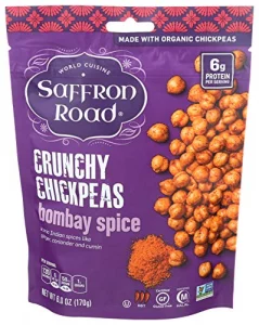 Saffron Road Crunchy Chickpeas, Bombay Spice, 6 Oz