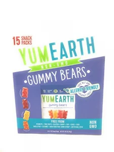 YUMEARTH Organic Gummy Bears Value Size Box, 10.5 OZ