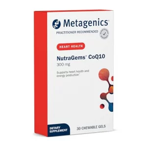 Metagenics NutraGems CoQ10 300 - Antioxidant Supplement - for Energy Production Support - Coenzyme Q10 - Lycopene for Color - Non-GMO Gluten-Free -
