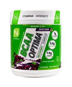 NutraKey BCAA Optima Post Workout Product, Grape Crush, 15.55 Ounce
