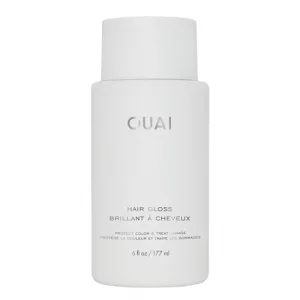 OUAI Hair Gloss - In-Shower Shiny Hair Treatment with Frizz Control - Heat Protectant Hair Glaze Infused with Hyaluronic Acid, Rice Water Panthenol -