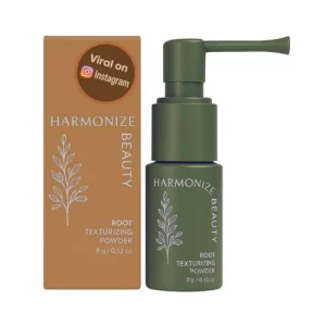 Harmonize Beauty Root Texture Powder for Women - Lifts Roots Adds Volume to Hair, Styling Finishing Powder, Talc Free Natural, All Hair Types