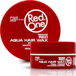 Redone Hair Wax Red 150 ml Edge Control Ultra Hold Hair Wax for Men and Women Strawberry Fragrance Maximum Control