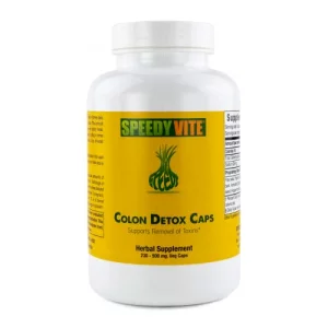 SpeedyVite Colon Detox Supports Natural Removal of Toxins Organic, Charcoal Psyllium Seed Husk Flax Seed Apple FiberPectin Slippery Elm Fennel- Powd