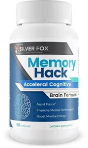Memory Hack - Acceleral Cognitive Brain Formula - Support Mental Endurance and Focus - with Taurine Other Powerful Natural Ingredients - Nootropic B