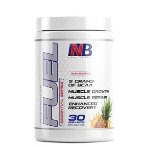 NutritionBizz Fuel 211 BCAA Powder, 5 Grams of BCAAs Amino Acids, Post Workout Recovery Drink for Muscle Building, Recovery, and Endurance, 30 Servin