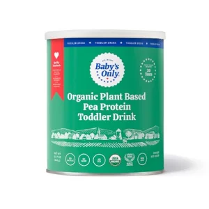 Babys Only Organic Plant Based Pea Protein Toddler Drink, Pea Protein Powder, No Dairy, Lactose or Soy, Organic Toddler Drink with Plant Protein Iro