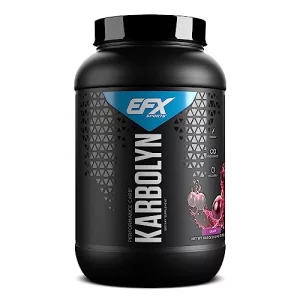 EFX Sports Karbolyn Fuel Fast-Absorbing Carbohydrate Powder Carb Load, Sustained Energy, Quick Recovery Stimulant Free 36 Servings Grape