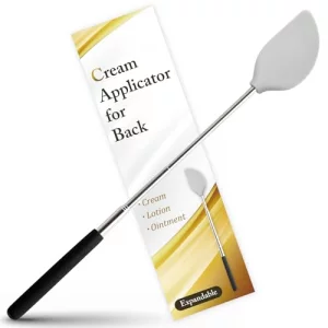 Cream Applicator for Back Telescopic Easy to Clean Applies Creams Sunscreens and Ointments