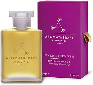 Aromatherapy Associates Inner Strength Bath and Shower Oil. Luxurious Bath Oil Made with Clary Sage, Sandalwood and Geranium Essential Oils (1.86 fl