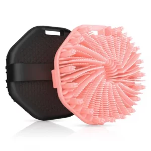Silicone Body Scrubber 2 Counts Exfoliating Body Wash Scrubbers Exfoliator Shower Body Brush for Effective Showering Exfoliation and Gentle Massage B