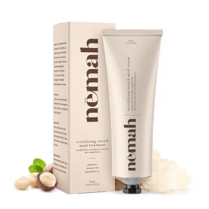 Nemah - Stretch Mark Cream for Pregnancy - Pregnancy Stretch Mark Prevention Reduction Postpartum Stretch Mark Cream with Vanistryl Shea Butter Mac