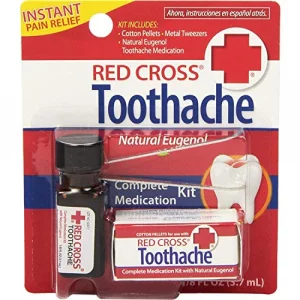 Red Cross Complete Medication Kit for Tooth Pain 0125 oz