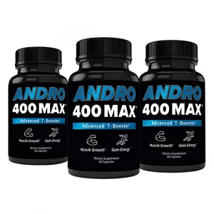 Andro400 T Booster Supplement 3 Pack, Andro Max