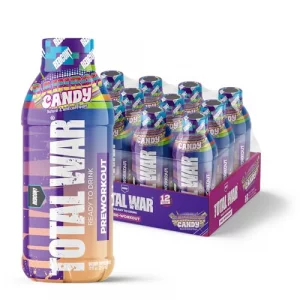 REDCON1 Total War Ready to Drink Pre Workout - Endurance Boosting, Keto Friendly RTD Formula - Amino Acid Citrulline Malate Pre Workout Drink for Me