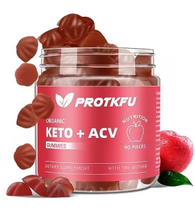 90 Count Keto ACV Gummies Advanced Weight Loss Keto Supplements for Stomach Bloating, Gut Clean Support, ACV Keto Gummies for Weight Loss