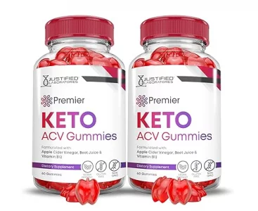 2 Pack Premier Keto ACV Gummies Premier Keto Gummies Advanced 1000MG Apple Cider Vinegar Formulated with Pomegranate Beet Juice Powder B12 Vegan Non