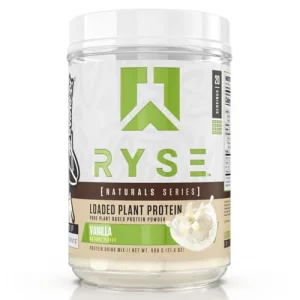 Ryse Naturals Series Loaded Plant Protein 20g Protein from Pea, Chickpea, Barley Rice Zero Artificial Colors, Flavors, or Sweeteners 20 Servings