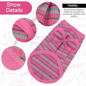 Elevate Your Pets Comfort And Fashion Premium 100 Cotton Rib Dog Shirt Vest For Small Breeds Like Chihuahuas Yorkies And Puppies .Year-Round Style Wi